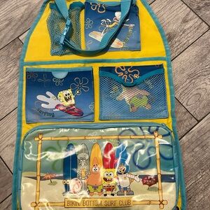 Spongebob Kids Surf Club Backpack - Yellow and Blue